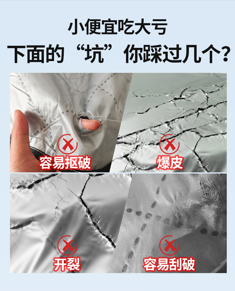 Car Sunshade, Front Windshield Anti-Freeze Cover, Car Cover, Snow Shield, Car Clothing, Winter Snow Protection Cover, Heat Insulation