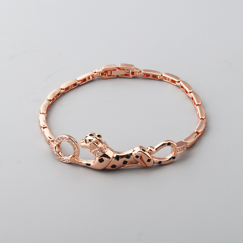 Golden bracelet, pink gold