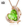 Necklace, universal crystal pendant, European style, simple and elegant design, wholesale