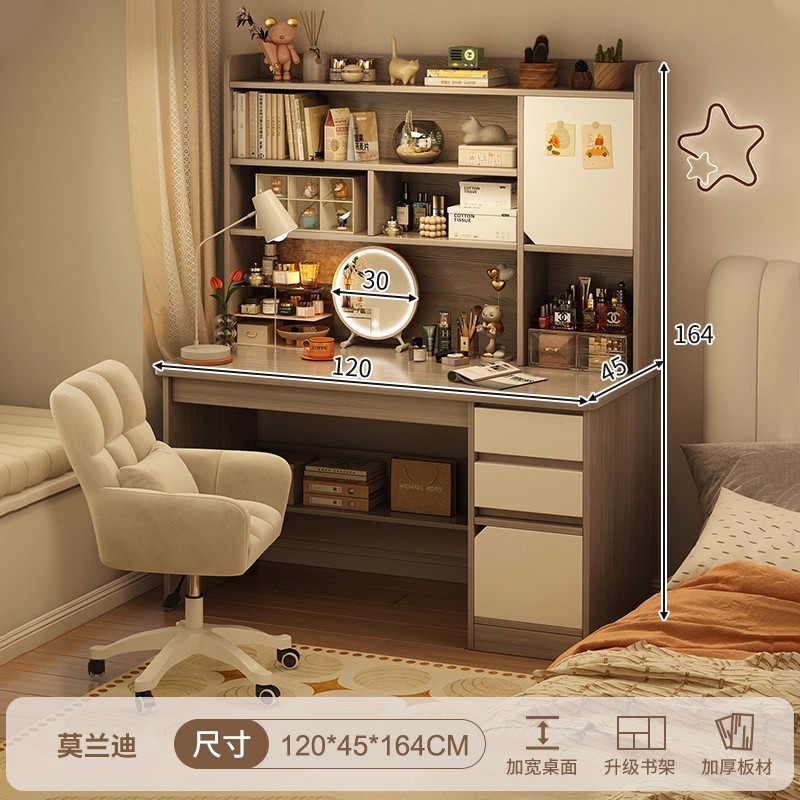 Escritorio de computadora, comedor, dormitorio simple, escritorio moderno, mesa de maquillaje, gabinete de maquillaje, espejo de cama, nuevo
