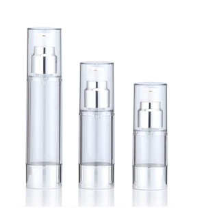 厂家电化铝乳液粉底液瓶20ml30ml50ml透明真空瓶护肤品包材定制