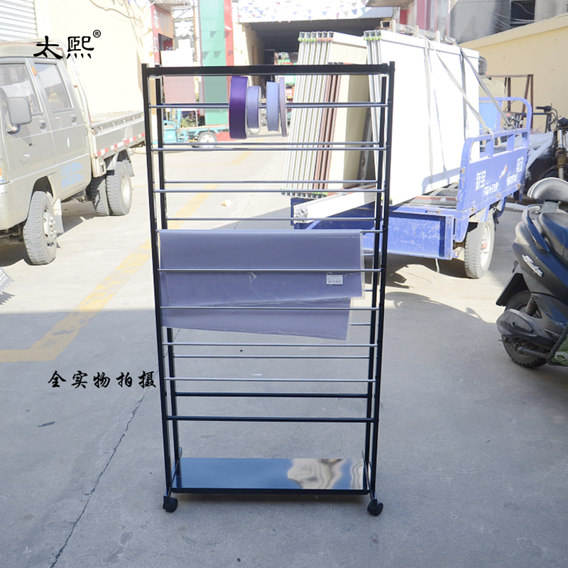 花店蛋糕店挂墙丝带架彩带缎带织带创意卷轴收纳架展示用品陈列架