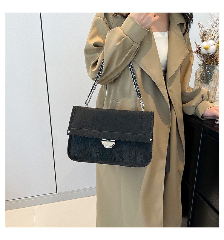 Lille niche med stor kapacitet til kvinder 2024 ny afslappet kædearmhuletaske, moderigtig og alsidig enkelt skulder_voghion.com