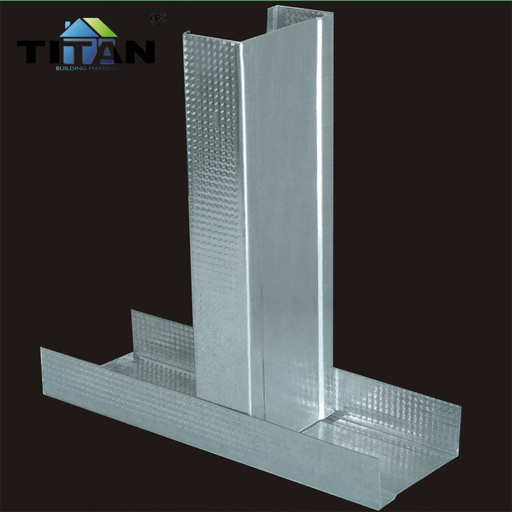 Metal stud tabique quilla oficina hospital placa de yeso ingeniería de construcción decoración partición quilla