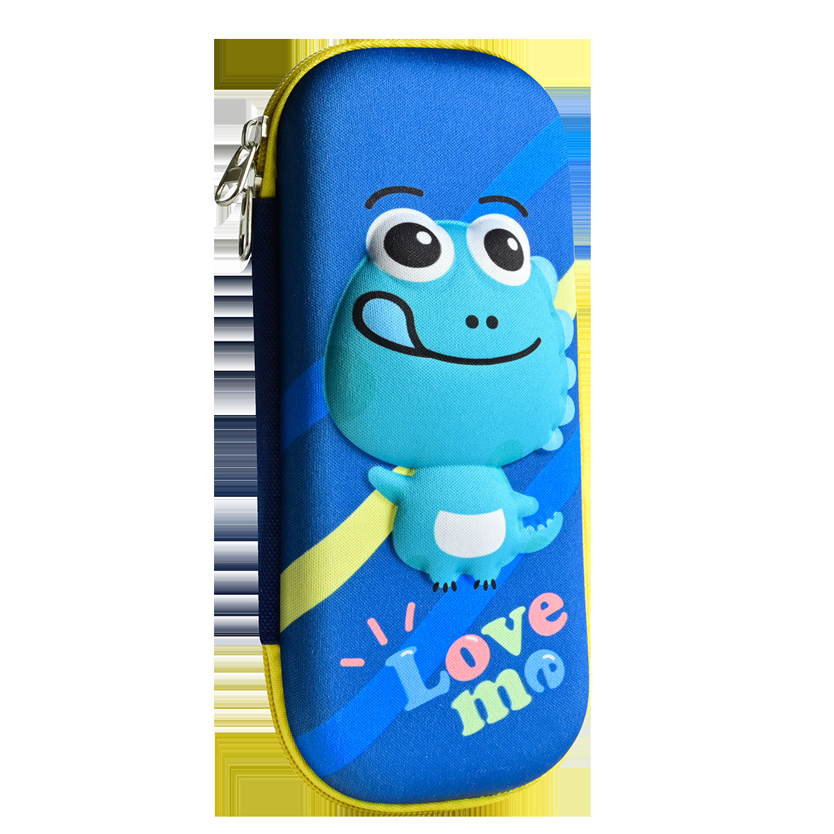 Comercio exterior al por mayor caja de papelería 3DEVA superficie de tela tridimensional caja de lápiz niña patrón de dibujos animados niño estudiante de escuela primaria caja de lápices