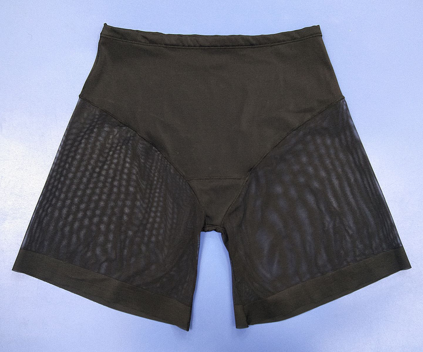 Polainas de malla fina transfronterizas europeas y americanas pantalones de seguridad de cintura media pantalones de modelado del cuerpo de las mujeres pantalones cortos de las mujeres boxeadores