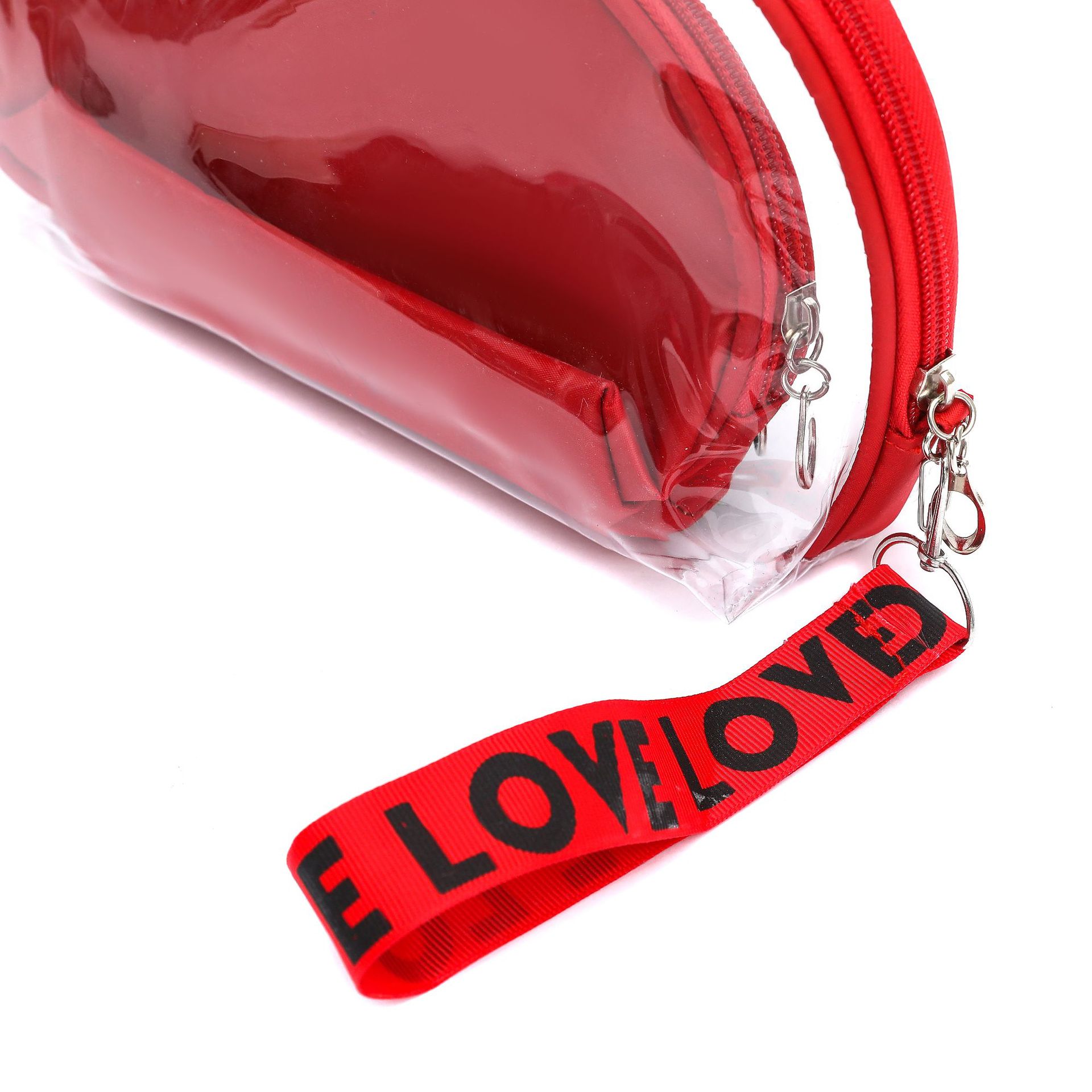 AMOR bolsa de cosméticos de tres piezas de semicírculo bolsa de viaje bolsa de lavado