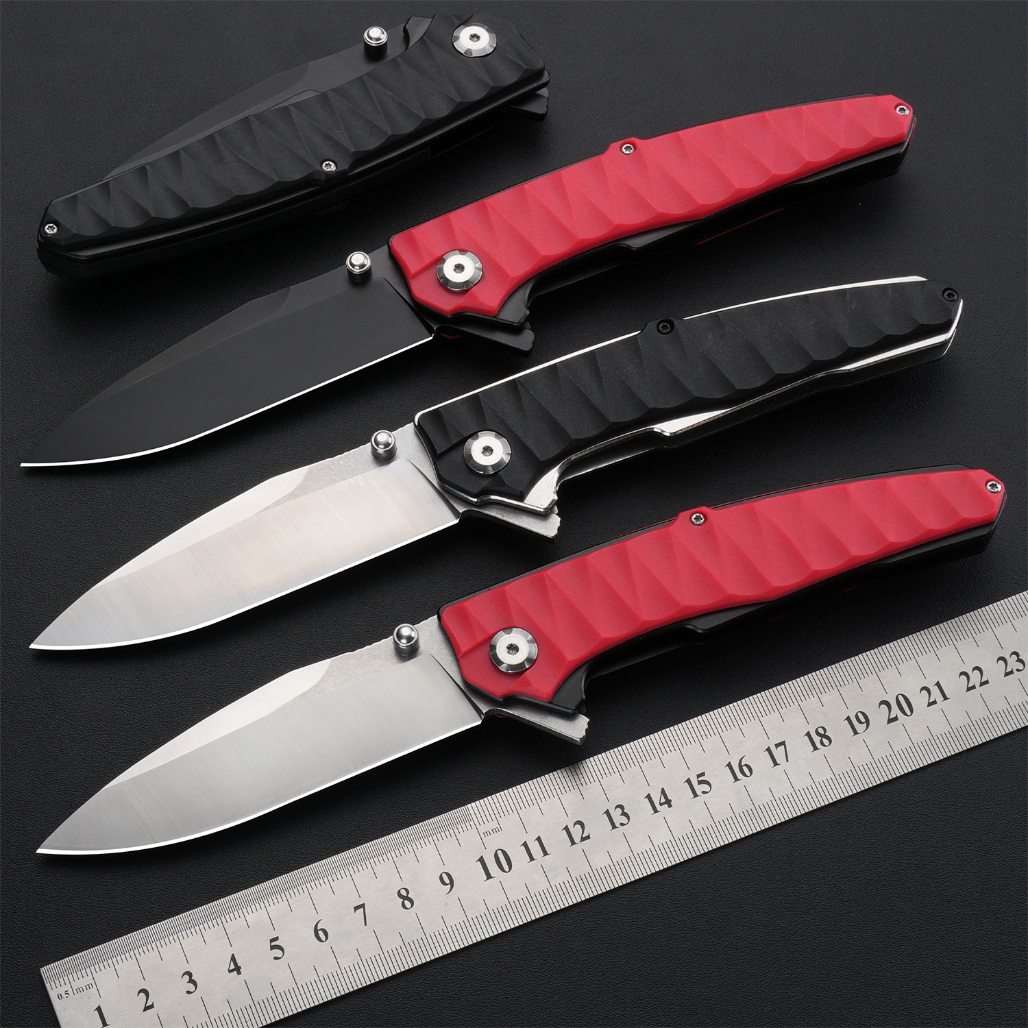 厂家批发户外露营折叠刀户外随身刀蟒蛇锋利高硬度便携式小刀