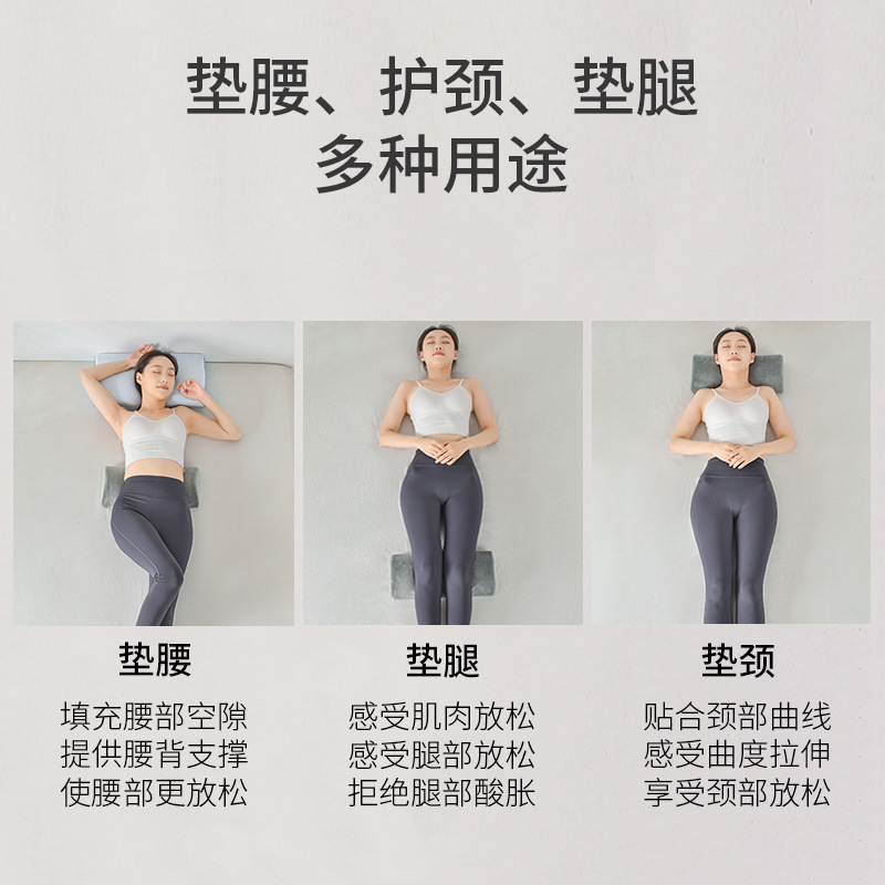 Cross-border office half-circular foot cushion Amazon best-selling high rebound leg pad memory foam pillow factory direct shipping