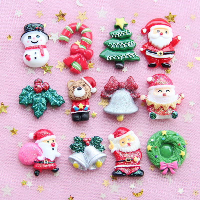 1 Piece Resin Christmas Tree Snowman Cute Christmas display picture 5