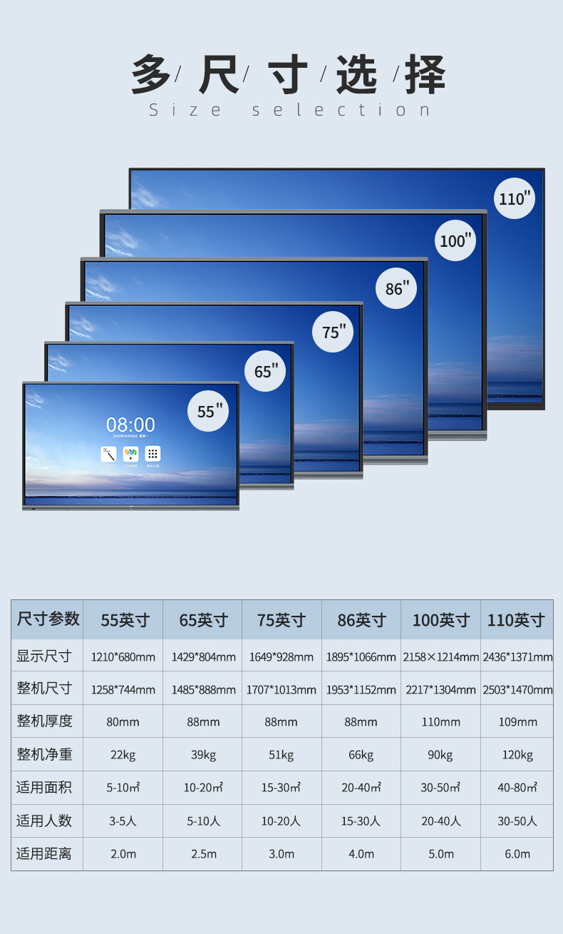 JAV智能会议平板触摸一体机电脑交互式白板视频会议触屏电视大屏详情26