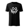 man interest Short sleeved printing T-shirt Smiling face cvc polyester-cotton blend Short sleeved T-shirt comic summer Base coat 21182
