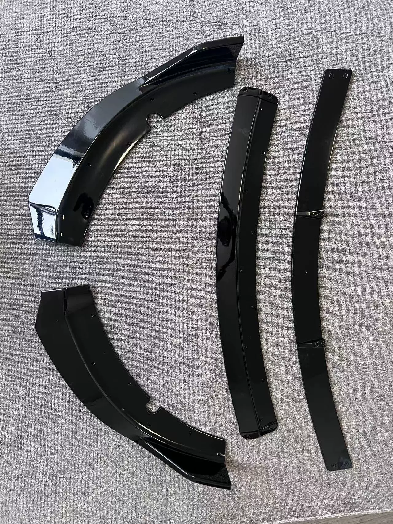 Подходит для Dodge Charger, модифицированный комплект с передним спойлером, задним крылом и окантовкой