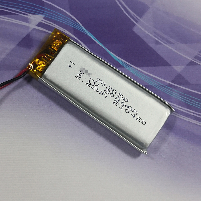 702050方形3.7V600mAh导航仪美容仪蓝牙音箱软包聚合物电池