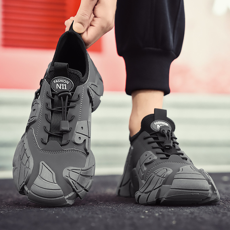 Zapatos de hombre primavera 2025 nueva tendencia hombres de todo fósforo trabajo al aire libre sitio de trabajo trabajo resistente al desgaste seguro laboral zapatos de moda resistentes al desgaste