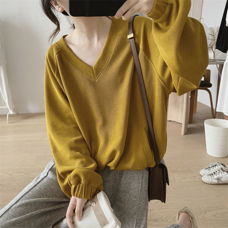 plus size women's spring and autumn v-neck vests loose slim belly-covering niche design chubby girl jacket 200kg 300