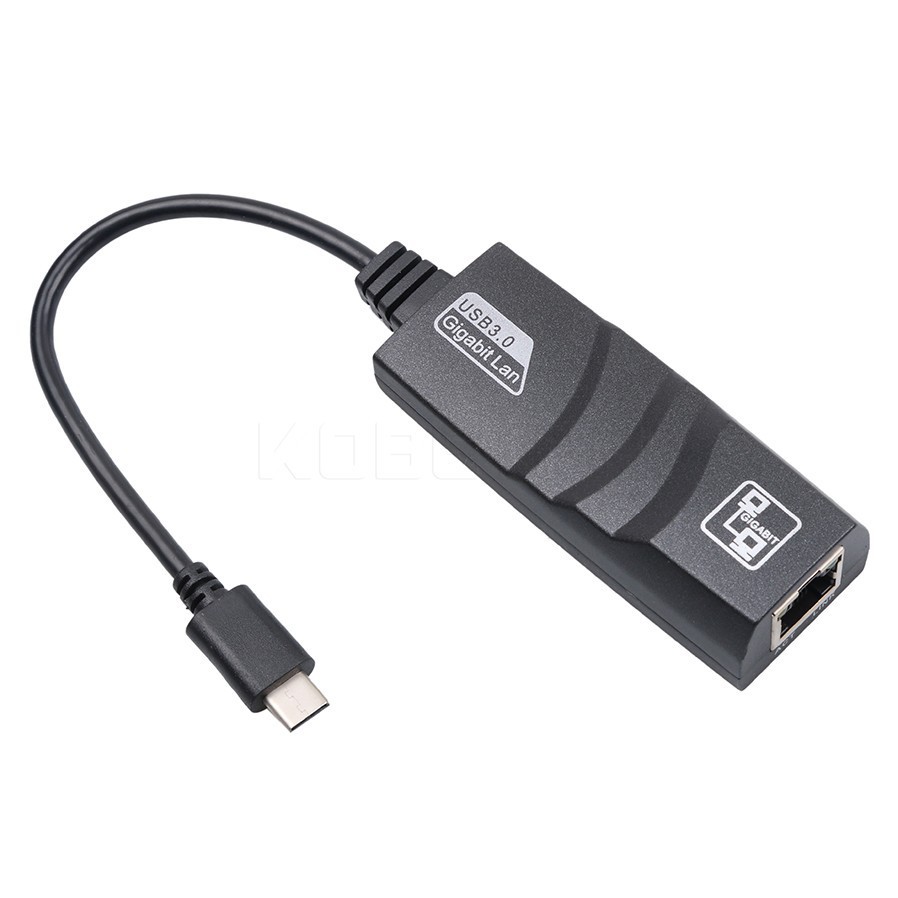 USB3.1以太网转换器 Type-C转RJ45有线网卡免驱 平板外接网卡千兆