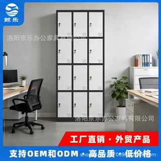 12门铁皮更衣柜多门带锁钢制储物柜工厂员工存包柜支持OEMODM批量