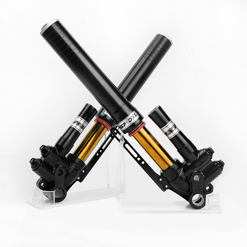 Uf2 High-End Version 46-Core Inverted Preload Adjustable Cnc Gold Tube Front Shock Absorber for Ninebot Mavic Mspdds Modification