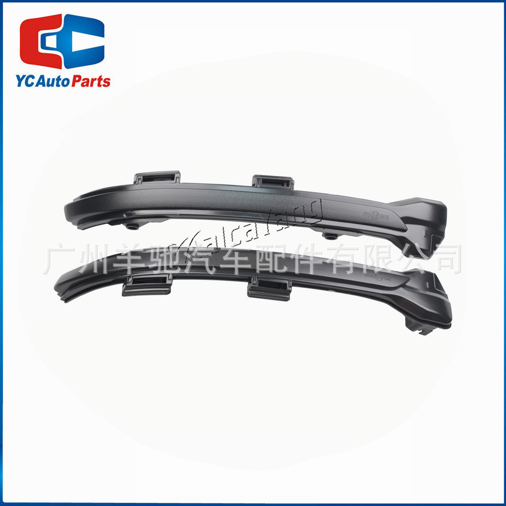 Aplicable a Volkswagen Golf mk7 7 espejo retrovisor LED dinámico amarillo luz corriente agua Luz de señal de giro