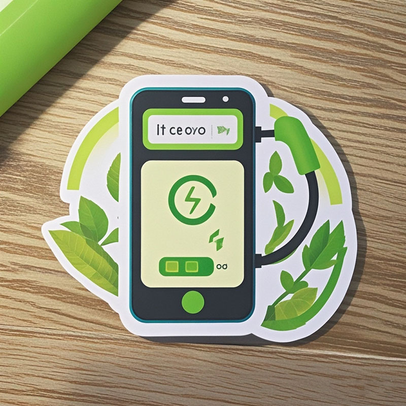 东莞塘厦工厂直销新能源充电设备防水不干胶贴纸DIY