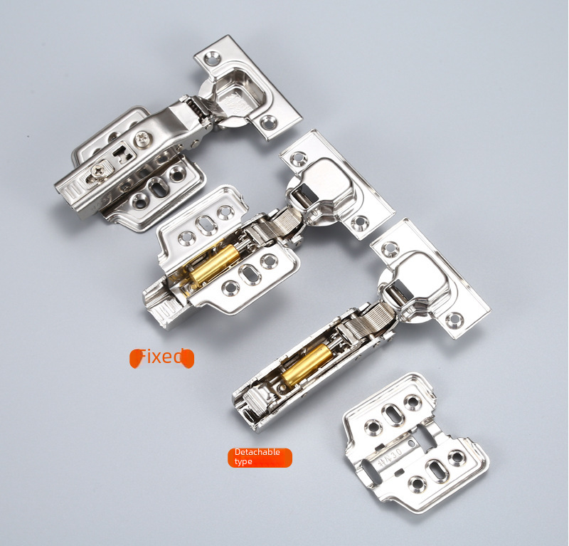 304 stainless steel hinge cabinet wardrobe door buffer hydraulic damping spring hinge furniture hardware accessories wholesale