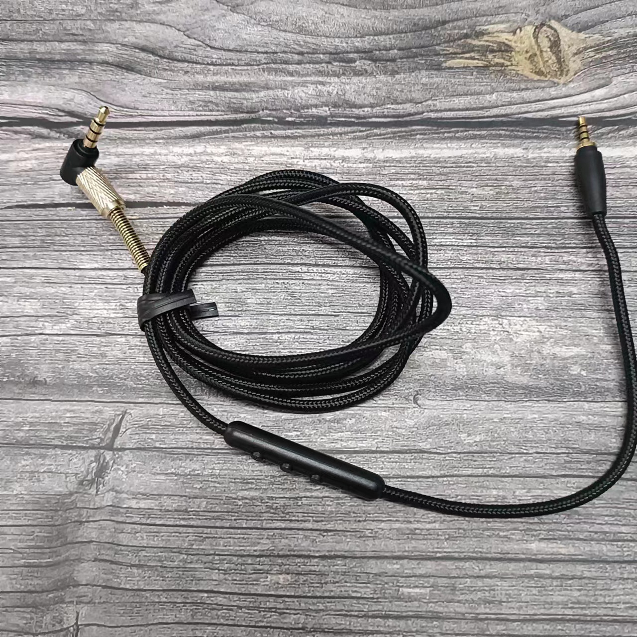 Cable de auriculares de disparo especial correa de nylon tejida cable de enlace de cable de actualización de reemplazo sin trigo