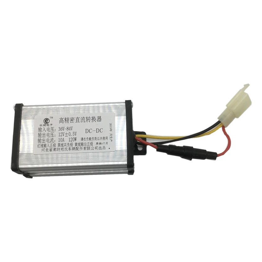 Источник Завод Электромобиль преобразователь для внешней торговли Поставка 36V-72V в 12V10A Автомобильный преобразователь