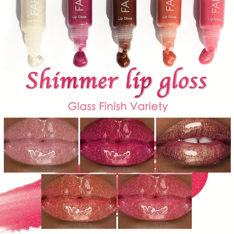 Mirror Liquid Paint Lip Honey Pearlescent Thin Glaze Lip Glaze Moisturizing Lip Lip Gloss Lipstick Makeup Cross Border FAFAMOON_voghion.com