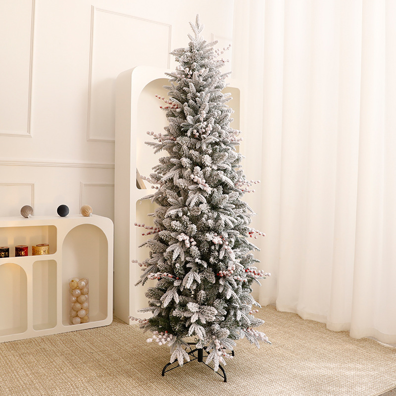 Gran criptografía de nieve imitación lápiz decoración de árbol de Navidad DIY decoración de decoración de Navidad decoración de decoración