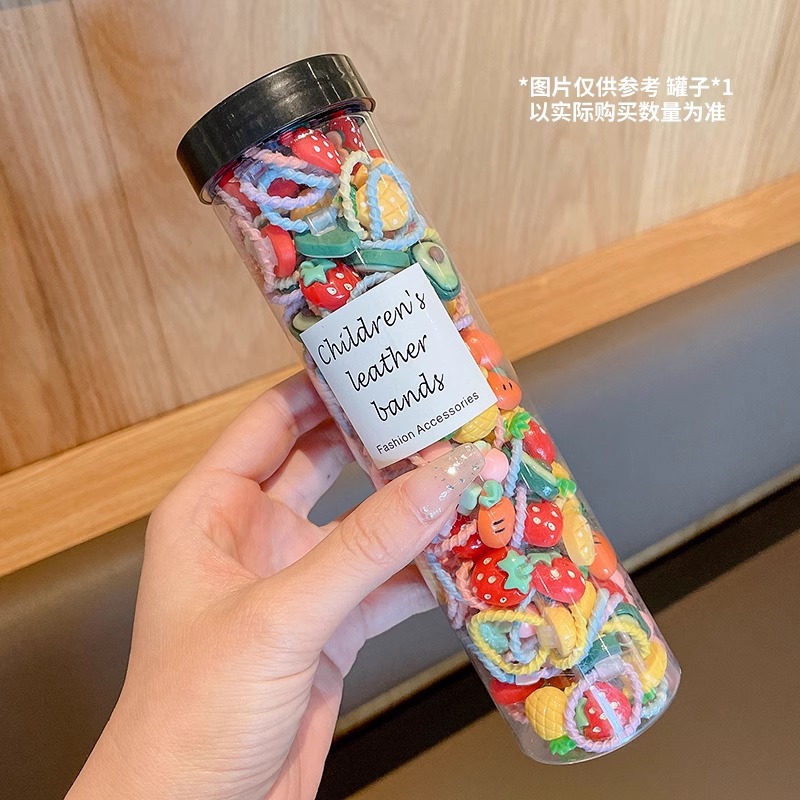 Flores de dibujos animados para niños pulgar anillo de cabello de cabello de niña elástica buena banda de cabello nuevo estilo coreano accesorios para el cabello de bebé