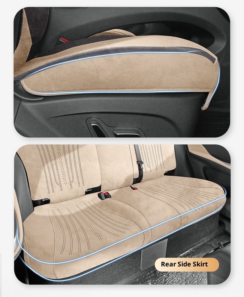 New Dolphin Smart Driving Edition Rams Saddle Car Seat Cushion Overseas Right-Hand Drive Seat Cover Cross-Border Full-Coverage Car Seat Cushion