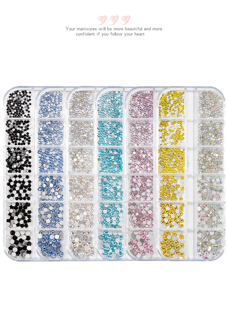 Nail Decoration Accessories Nail Supplies Shiny Star Arylic Glass Nail Decoration Accessories 1 Piece