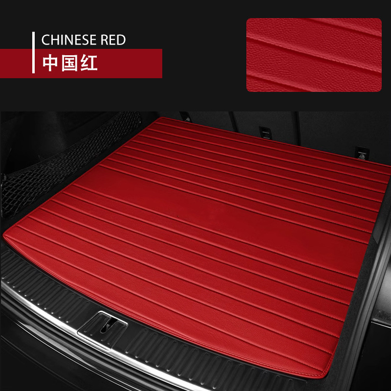 New Model Suitable for Porsche Cayenne/Macan/Panamera/Taycan/718 Car Leather Trunk Mat