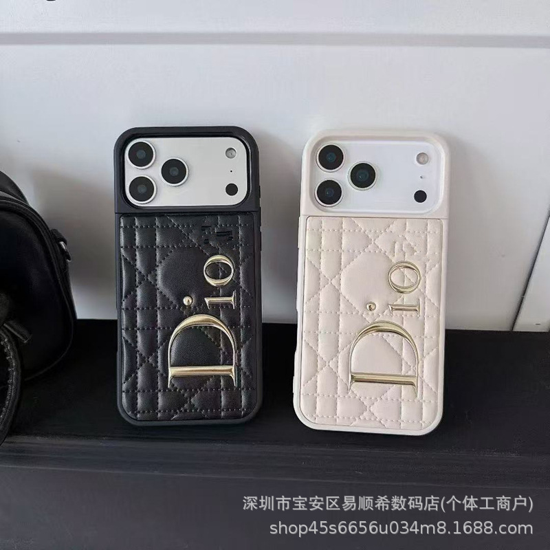 Big Brand Apple 17 Pro Max Phone Case iPhone 16 Electroplated Full-Cover Anti-Drop Leather Case 15/14/13 High-End Feel Big Brand Apple 17 Pro Max Phone Case iPhone 16 Electroplated Full-Cover Anti-Drop Leather Case 15/14/13 High-End Feel