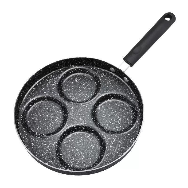 Fried egg artifact egg burger cooker poached egg breakfast egg dumplings special small flat pot mini non -stick four -hole mold
