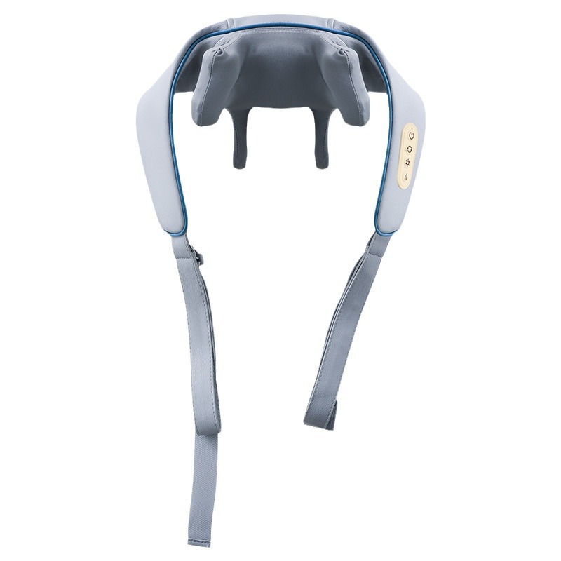 Masajeador cervical multifuncional simulación inteligente humano compresa caliente cuello amasado chal trapezoidal músculo amasado almohada en forma de U image 7