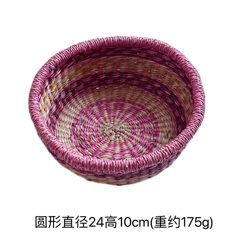 Cestas de bocadillos trenzadas de algas marinas vietnamitas ins canasta de picnic elementos africanos canasta decorativa canasta de cosméticos canasta de escritorio