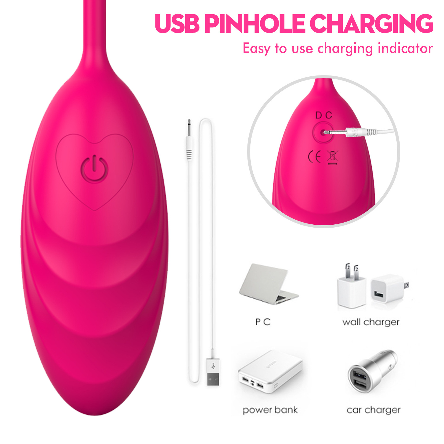 Trứng Rung Điều Khiển Từ Xa Rung Mạnh Sạc USB 11 Trứng rung cực mạnh sạc qua USB tiện lợi
