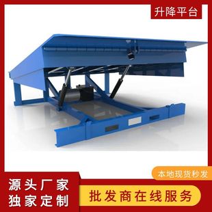 Logistics loading and unloading cargo port supporting lifting platform loading and unloading cargo artifact boarding bridge