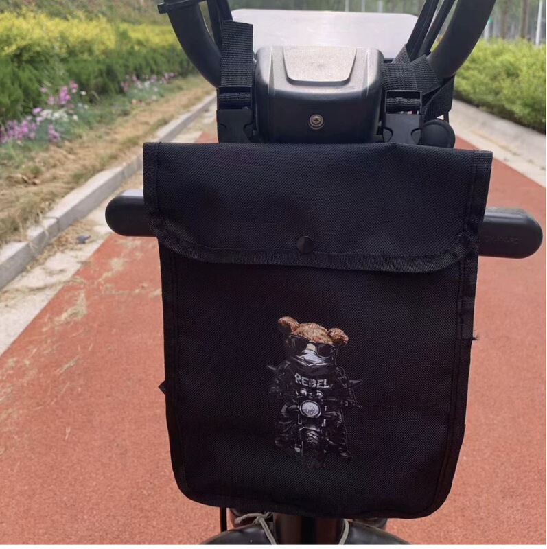 电动车摩托车挂包前置收纳袋通用防水手机包挂兜夏季电车前兜|undefined
