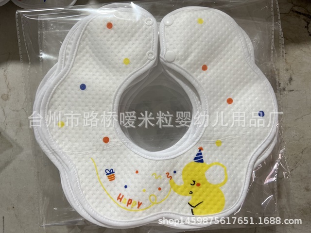 Algodón espacio de algodón capa de aire de dibujos animados lindo babero