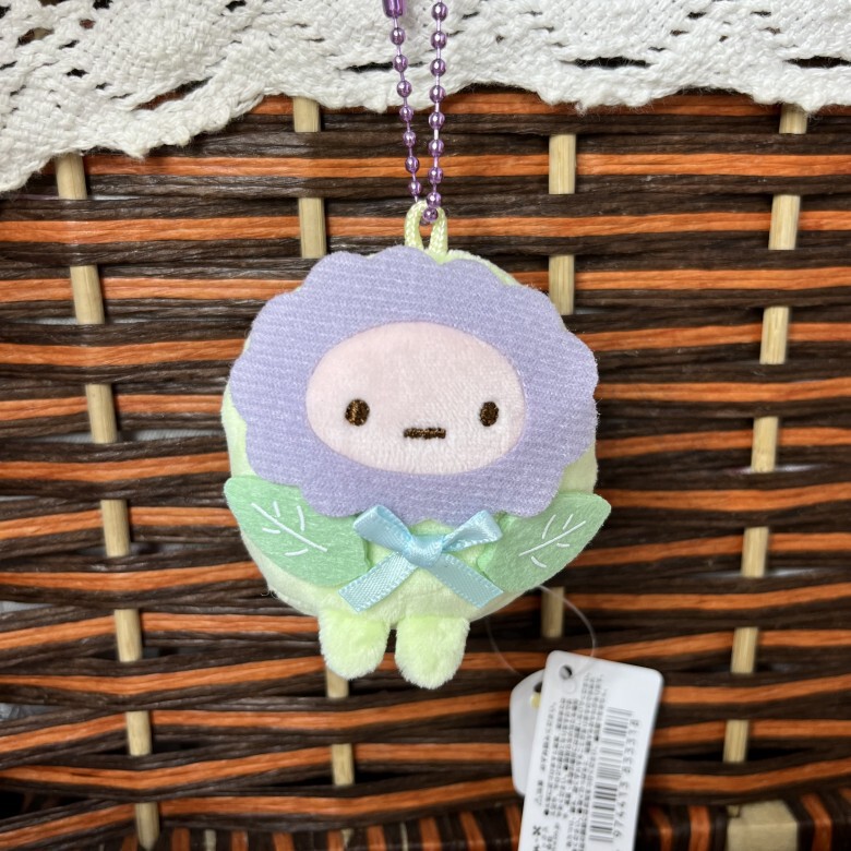 角生物妖精花畑シリーズ手玉揚げエビ小草ぬいぐるみ小草と花田人形ストラップ|undefined