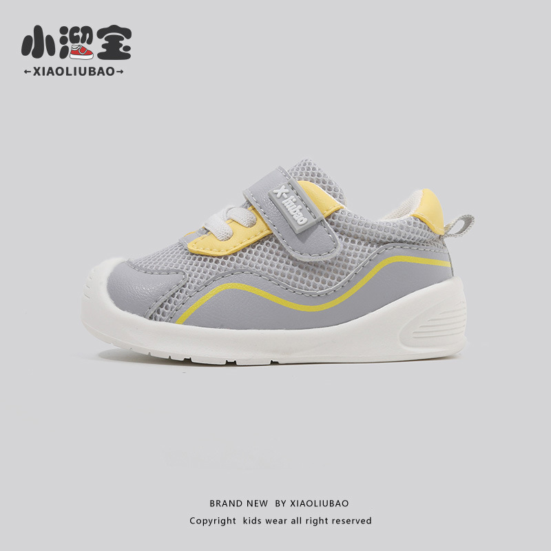 Entrega de una sola pieza zapatos de bebé antideslizante de fondo suave Niño Zapatos funcionales niñas zapatillas de deporte de los hombres ligeros