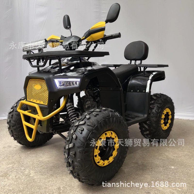 Квадроцикл ATV 125cc, 4‑тактный воздушного охлаждения, передние/задние дисковые тормоза, бак 4 л