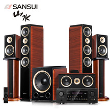 Sansui/山水 F5 藍牙5.1家庭影院功放機客廳電視音響環繞音箱套裝