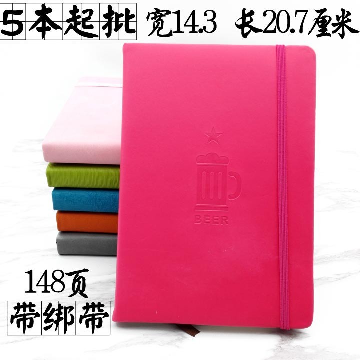 127 cuaderno de negocios diario libro de cuero de imitación de Superficie suave oficina de negocios agenda portátil 10 yuanes al por mayor