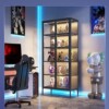 Garage Kit Display cabinet medal Favorites shelf household Bookcase Cartoon Model comic Decoration Showcase transparent Glass