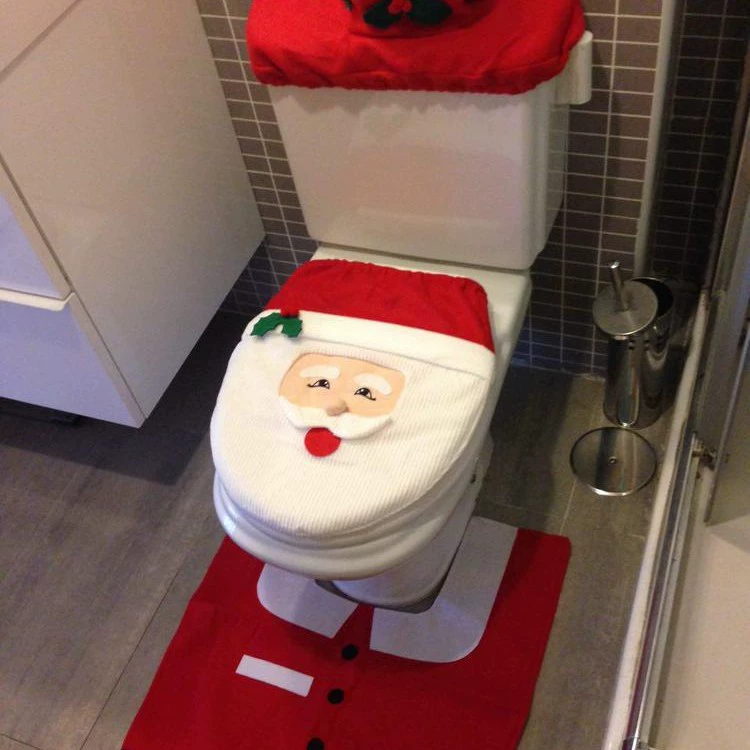 Toilet for elderly, doormat, wipes, set, 3 pieces