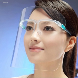 Full-Face Cooking Mask, Oil Splash-Proof, Oral Isolation, Splash-Proof, Dust-Proof, High-Definition Facial Shield, Kitchen Fume Cooking